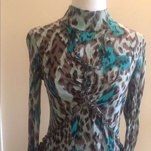 Animal print top, size M but fits more like a S.